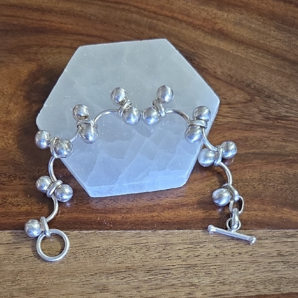 Silpada 925 Sterling Silver Baby DNA Bracelet